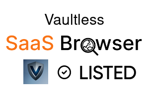 Vaultless - SaaS Browser Verified Badge