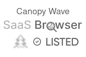 Canopy Wave - SaaS Browser Verified Badge