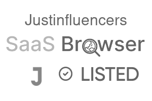 Justinfluencers - SaaS Browser Verified Badge
