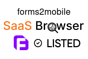 forms2mobile - SaaS Browser Verified Badge
