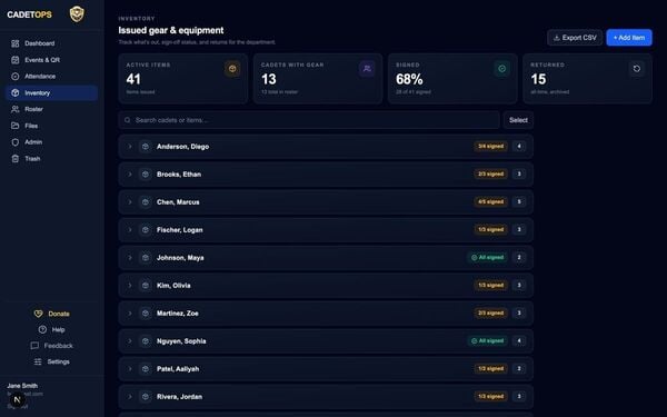 CadetOps Screenshot 9