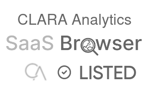 CLARA Analytics - SaaS Browser Verified Badge