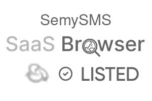 SemySMS - SaaS Browser Verified Badge