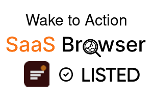 Wake to Action - SaaS Browser Verified Badge