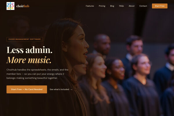 Choirhub screenshot