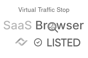 Virtual Traffic Stop - SaaS Browser Verified Badge