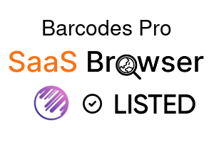 Barcodes Pro - SaaS Browser Verified Badge