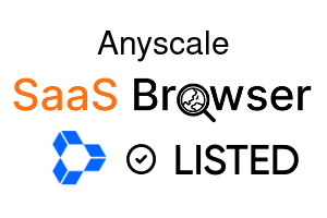 Anyscale - SaaS Browser Verified Badge