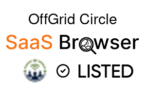 OffGrid Circle - SaaS Browser Verified Badge