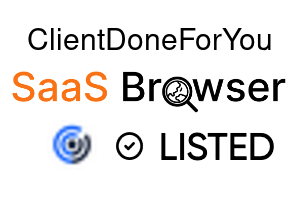 ClientDoneForYou - SaaS Browser Verified Badge