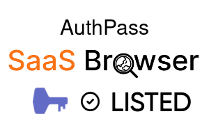 AuthPass - SaaS Browser Verified Badge