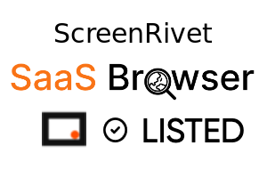 ScreenRivet - SaaS Browser Verified Badge