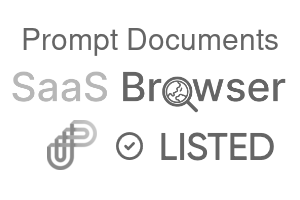 Prompt Documents - SaaS Browser Verified Badge