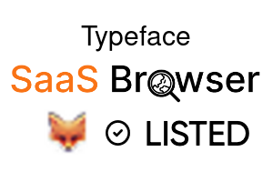 Typeface - SaaS Browser Verified Badge