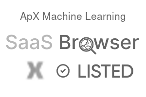 ApX Machine Learning - SaaS Browser Verified Badge