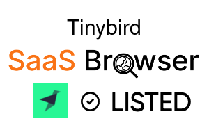 Tinybird - SaaS Browser Verified Badge