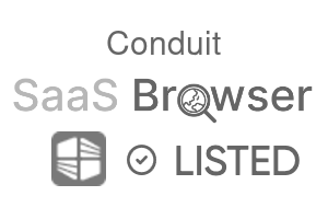 Conduit - SaaS Browser Verified Badge