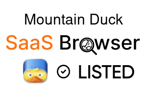 Mountain Duck - SaaS Browser Verified Badge