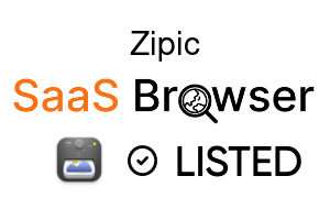 Zipic - SaaS Browser Verified Badge