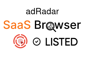 adRadar - SaaS Browser Verified Badge