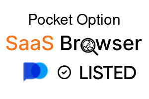 Pocket Option - SaaS Browser Verified Badge