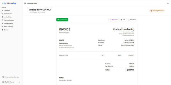 Doran Pay Screenshot 1