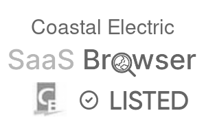 Coastal Electric - SaaS Browser Verified Badge