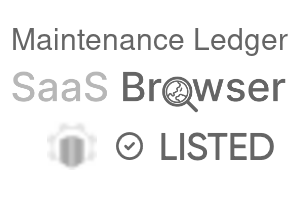 Maintenance Ledger - SaaS Browser Verified Badge