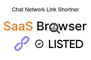 Chat Network Link Shortner - SaaS Browser Verified Badge
