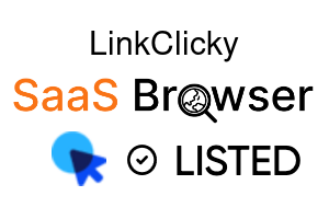 LinkClicky - SaaS Browser Verified Badge