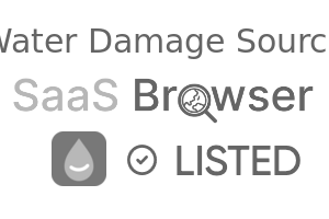 Water Damage Source - SaaS Browser Verified Badge