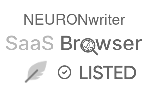 NEURONwriter - SaaS Browser Verified Badge