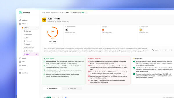 WebScore Screenshot 5