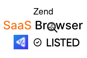 Zend - SaaS Browser Verified Badge