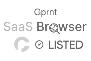 Gprnt - SaaS Browser Verified Badge