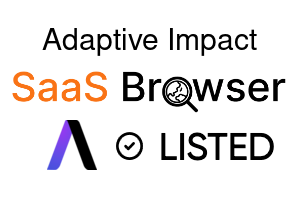 Adaptive Impact - SaaS Browser Verified Badge