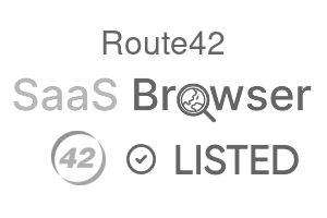 Route42 - SaaS Browser Verified Badge
