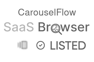 CarouselFlow - SaaS Browser Verified Badge