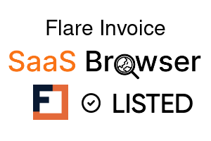 Flare Invoice - SaaS Browser Verified Badge