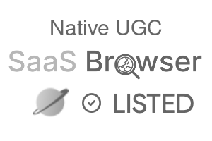 Native UGC - SaaS Browser Verified Badge