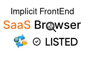 Implicit FrontEnd - SaaS Browser Verified Badge