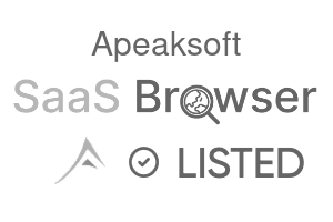 Apeaksoft - SaaS Browser Verified Badge
