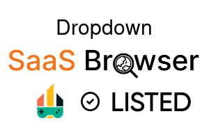 Dropdown - SaaS Browser Verified Badge