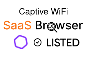 Captive WiFi - SaaS Browser Verified Badge