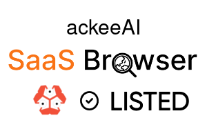 ackeeAI - SaaS Browser Verified Badge