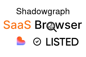 Shadowgraph - SaaS Browser Verified Badge