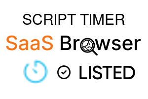 SCRIPT TIMER - SaaS Browser Verified Badge