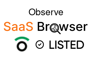 Observe - SaaS Browser Verified Badge