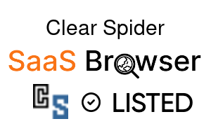 Clear Spider - SaaS Browser Verified Badge