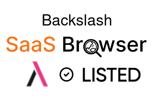 Backslash - SaaS Browser Verified Badge